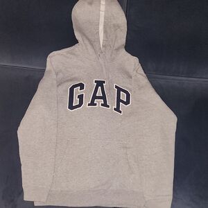 GAP Gray Men's Hoodie with Logo
